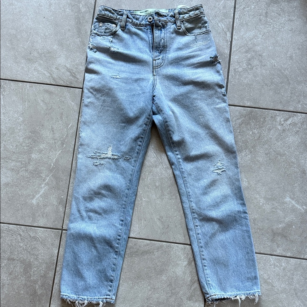 Off-White Denim Straight Leg Jeans